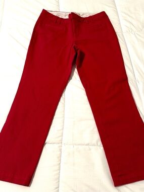 Banana Republic Fushia Pink Women's Crimson Straight-Leg Martin Fit Pants • Sz 6